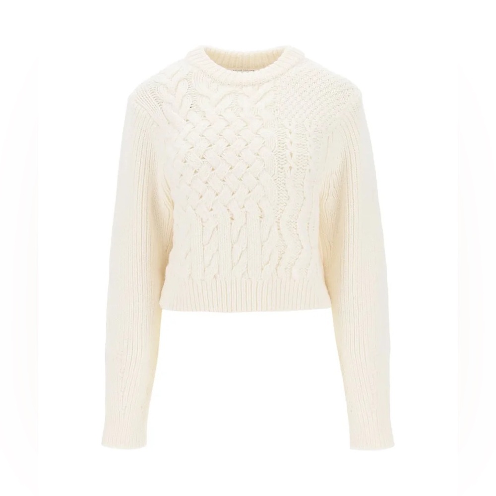 Cecilie Bahnsen 100% Marino Wool Jolene Jumper Chunky Knit Sweater Medium - Picture 2 of 11